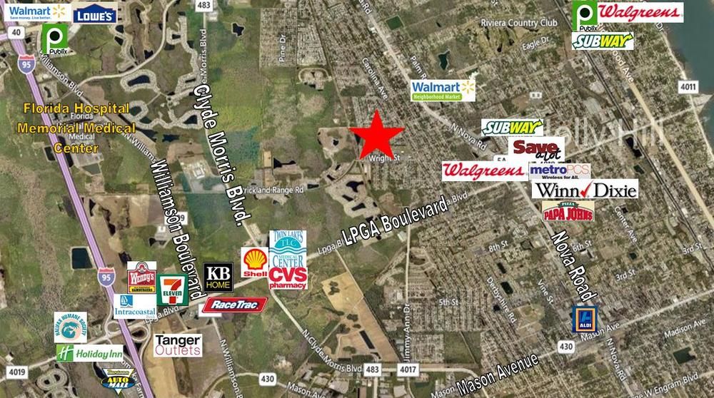 Developer Ready 34 Unit Townhome Subdivision: 1445 Flomich Street, Daytona Beach, FL 32117